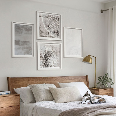 Set van posters met lijst Abstracte moderne vormen