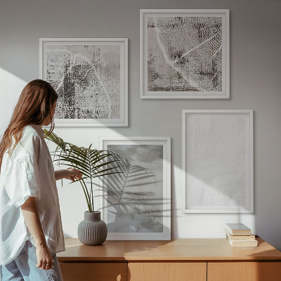 Set van posters met lijst Abstracte moderne vormen