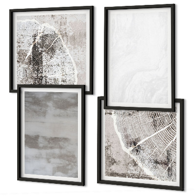 Set van posters met lijst Abstracte moderne vormen