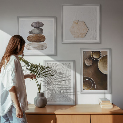 Meerluik in lijst Texturen in de moderne kunst