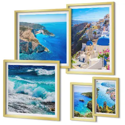 Gallery wall Landschap van de Egeïsche Zee