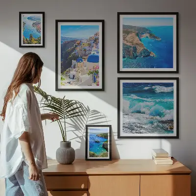 Gallery wall Landschap van de Egeïsche Zee