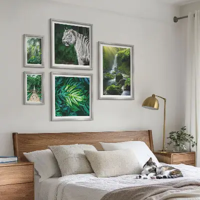 Wanddecoratie compositie Tropische natuurlandschappen