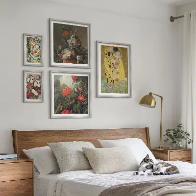 Bloemkunstcompositie wanddecoratie