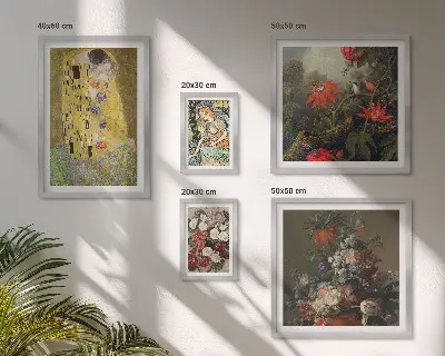 Bloemkunstcompositie wanddecoratie