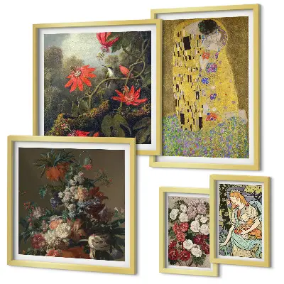 Bloemkunstcompositie wanddecoratie