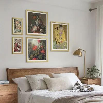 Bloemkunstcompositie wanddecoratie