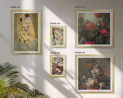 Wanddecoratie compositie Bloemkunstcomposities
