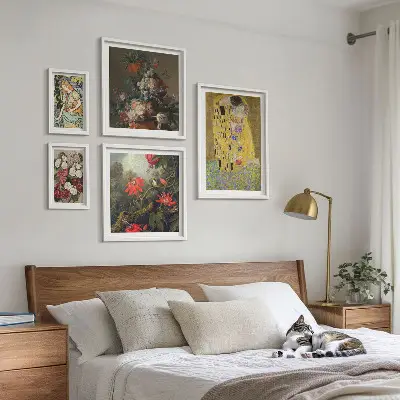 Bloemkunstcompositie wanddecoratie