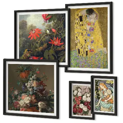 Bloemkunstcompositie wanddecoratie