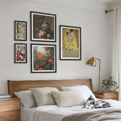 Bloemkunstcompositie wanddecoratie