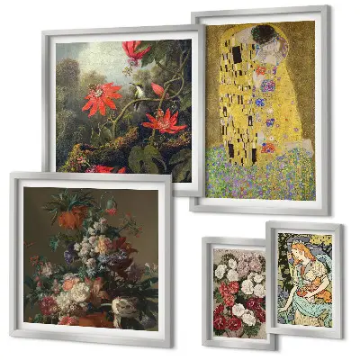 Bloemkunstcompositie wanddecoratie