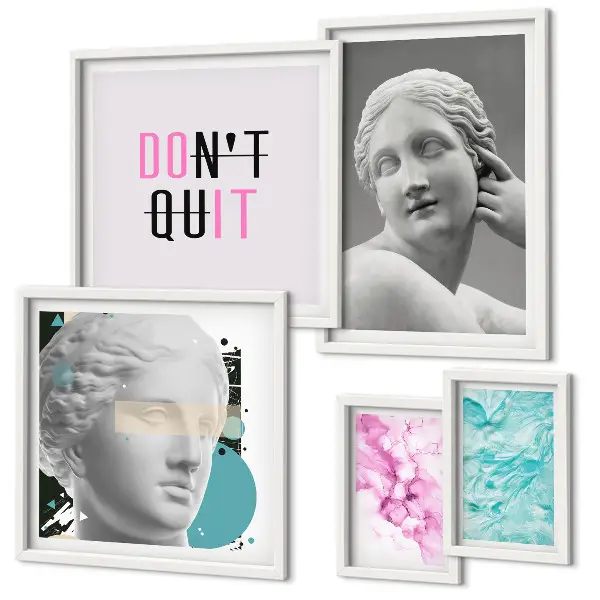 Gallery wall Stijlvolle klassieke moderne decoraties