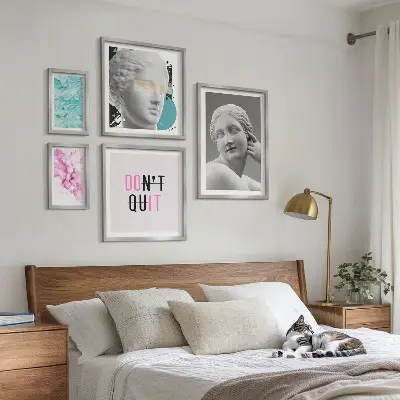 Gallery wall Stijlvolle klassieke moderne decoraties