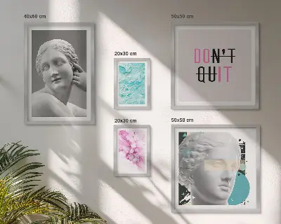 Gallery wall Stijlvolle klassieke moderne decoraties