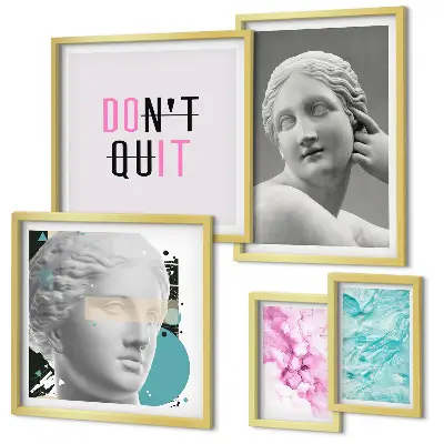 Gallery wall Stijlvolle klassieke moderne decoraties