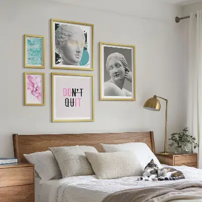 Gallery wall Stijlvolle klassieke moderne decoraties