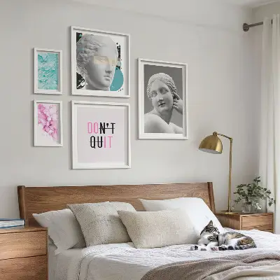 Gallery wall Stijlvolle klassieke moderne decoraties