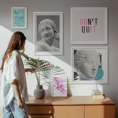 Gallery wall Stijlvolle klassieke moderne decoraties