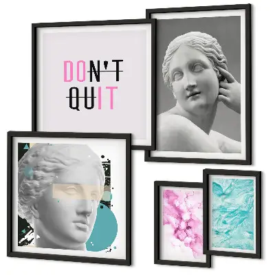 Gallery wall Stijlvolle klassieke moderne decoraties