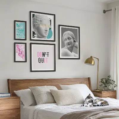 Gallery wall Stijlvolle klassieke moderne decoraties