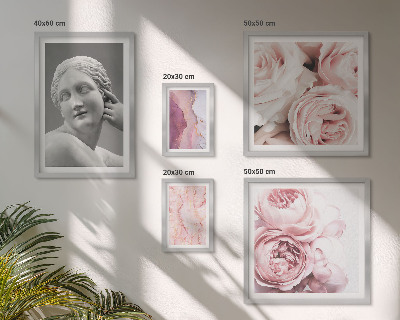 Wanddecoratie compositie Klassieke bloemsculpturen