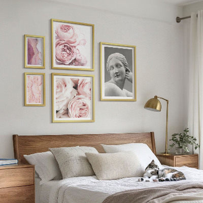 Wanddecoratie compositie Klassieke bloemsculpturen