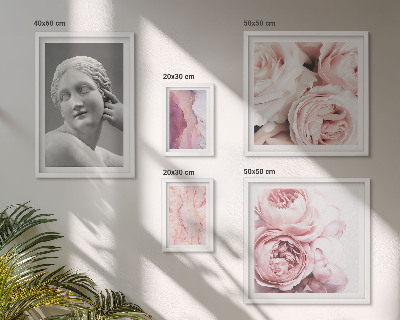 Wanddecoratie compositie Klassieke bloemsculpturen