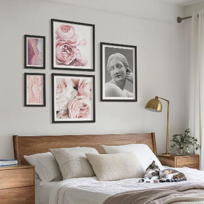 Wanddecoratie compositie Klassieke bloemsculpturen