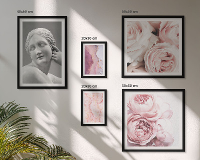 Wanddecoratie compositie Klassieke bloemsculpturen