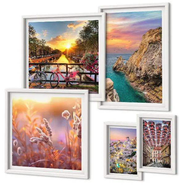 Gallery wall Kustlandschappen van Europa