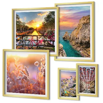 Gallery wall Kustlandschappen van Europa