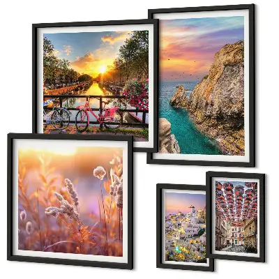 Gallery wall Kustlandschappen van Europa