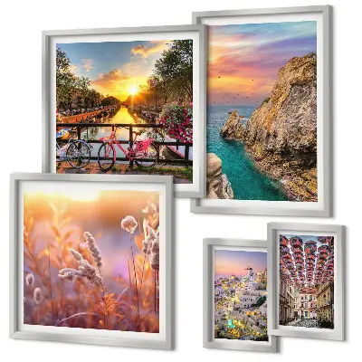 Gallery wall Kustlandschappen van Europa