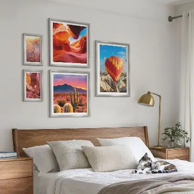 Woestijnballonnen galerijmuur