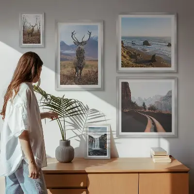 Fotowand met natuur, wilde dieren en landschappen