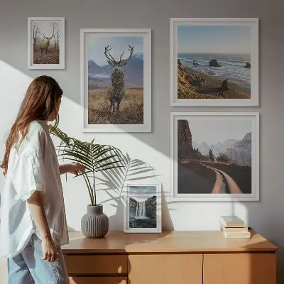 Fotowand met natuur, wilde dieren en landschappen