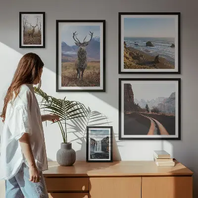 Fotowand met natuur, wilde dieren en landschappen