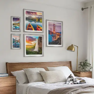 Wanddecoratie compositie landschappen met natuurbruggen in de VS
