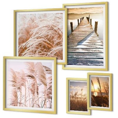 Gallery wall Rustgevende uitzichten op de natuur