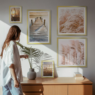 Gallery wall Rustgevende uitzichten op de natuur