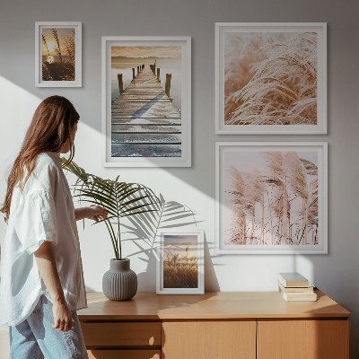 Gallery wall Rustgevende uitzichten op de natuur