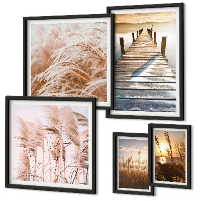 Gallery wall Rustgevende uitzichten op de natuur