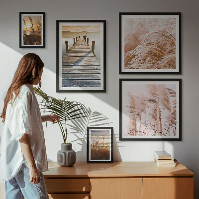 Gallery wall Rustgevende uitzichten op de natuur