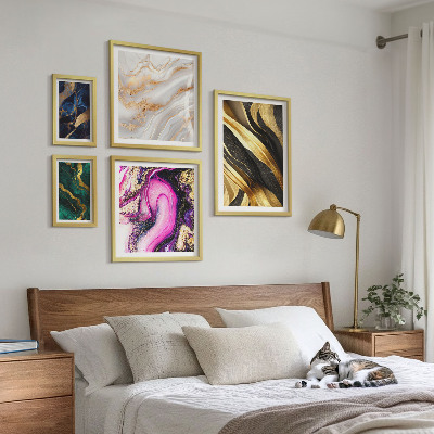 Wanddecoratie compositie Abstracte moderne patronen