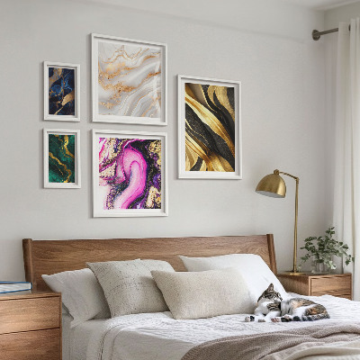 Wanddecoratie compositie Abstracte moderne patronen