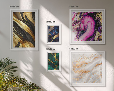 Wanddecoratie compositie Abstracte moderne patronen