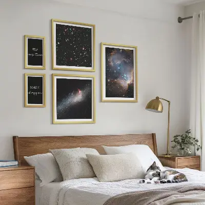 Galerijmuur kosmische inspiratie en motivatie