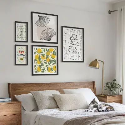 Moderne schilderijen set met stijlvolle keukeninspiratie