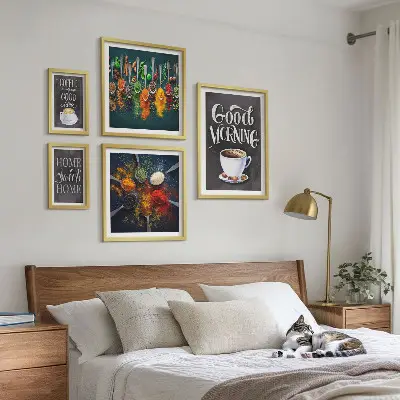 Gallery wall Koffie-ideeën voor koffieliefhebbers